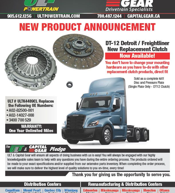 DT-12 Detroit / Freightliner New Replacement Clutch