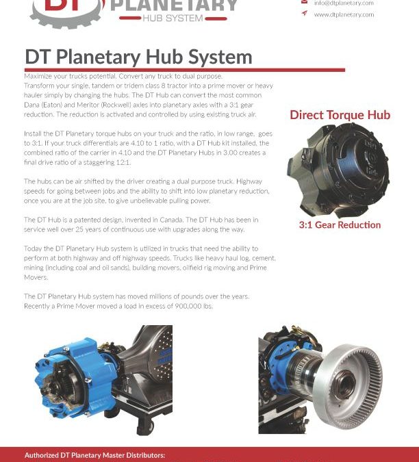 Maximize Your Truck’s Potential with the DT Planetary Hub System